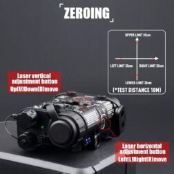 NGAL L3 Laser Azul mas Laser IR y linterna con Strobo Aluminio WADSN - Dark Earth - Imagen 6