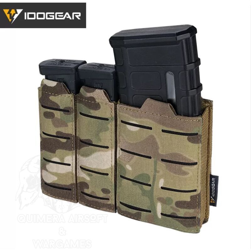 LSR Combined Triple Mag Pouch Idogear - - Imagen 2