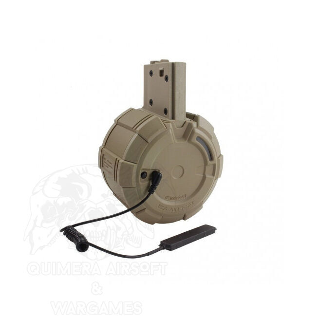 Cargador Drum para M4 1800bbs ICS - Imagen 2
