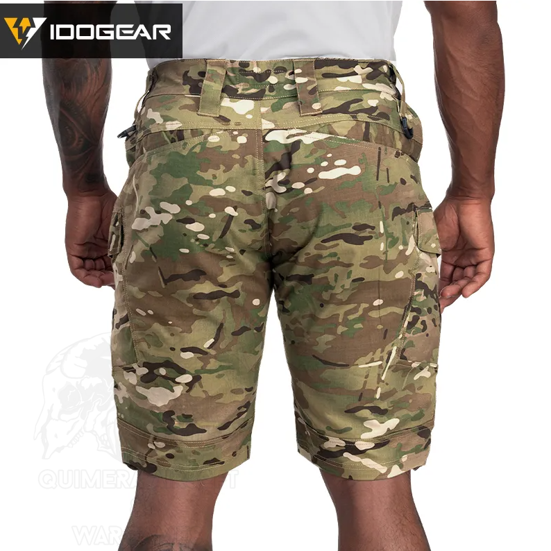 Pantalon Corto Tactico Cargo Idogear Multicam - Imagen 3
