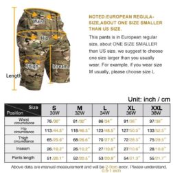 Pantalon Corto Tactico Cargo Idogear Multicam - Imagen 8