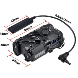 ET OGL Metalico Linterna mas Laser rojo y Laser IR WADSN - Imagen 6
