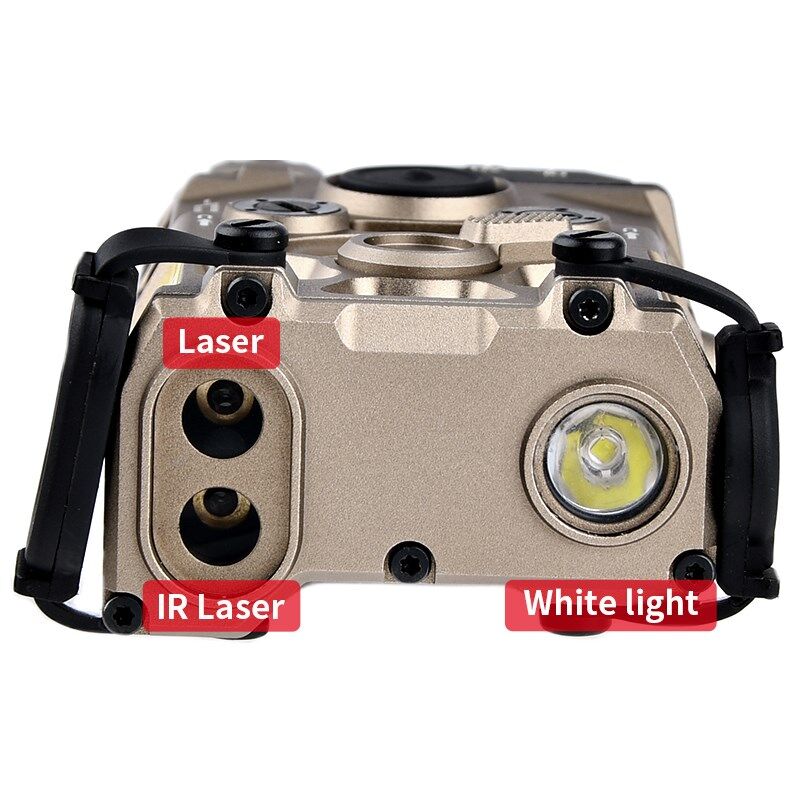 ET OGL Metalico Linterna mas Laser rojo y Laser IR WADSN - Imagen 3