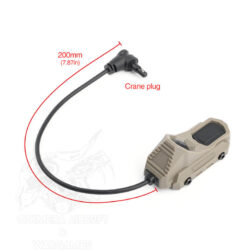 Switch Remoto tipo AN para KeyMod-M-LOK y Rail 22mm Conector Crane WADSN - Imagen 5