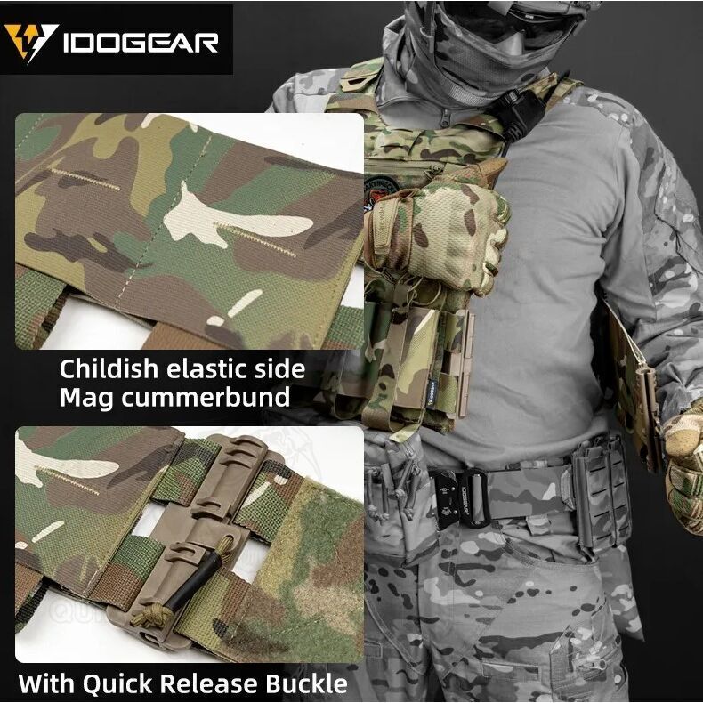 Chaleco Tactico Tipo Ferro Slickster COMBO Idogear - Imagen 9