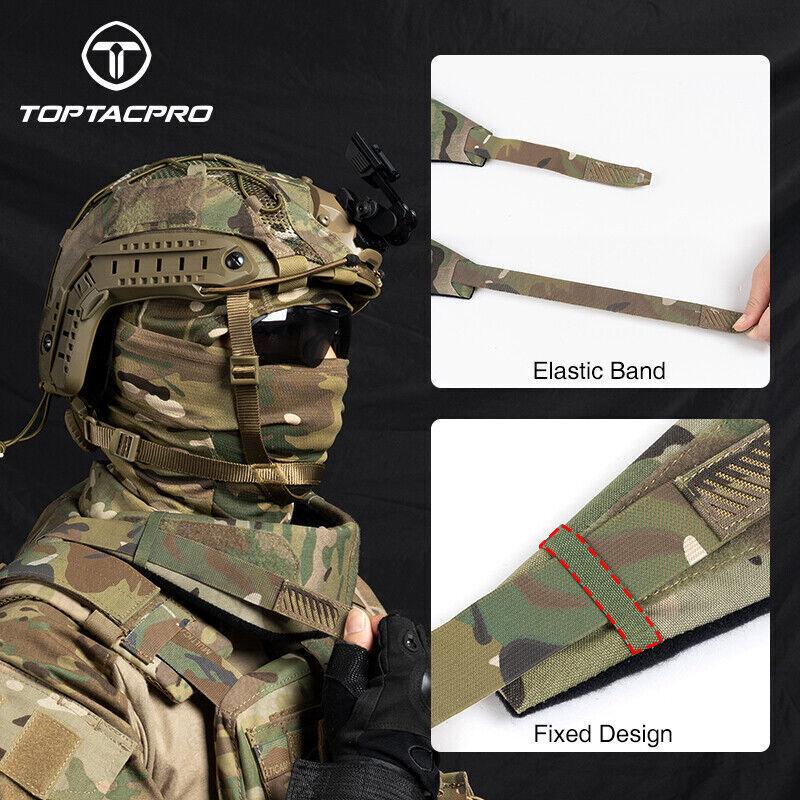 Protector de Cuello Táctico - TopTacPro - Negro - Imagen 24