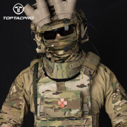Protector de Cuello Táctico - TopTacPro - Negro - Imagen 10