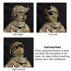 Protector de Cuello Táctico - TopTacPro - Negro - Imagen 4