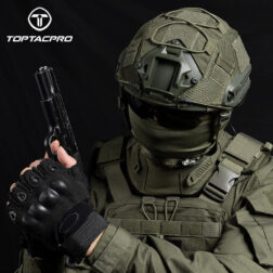 Protector de Cuello Táctico - TopTacPro - Negro - Imagen 11