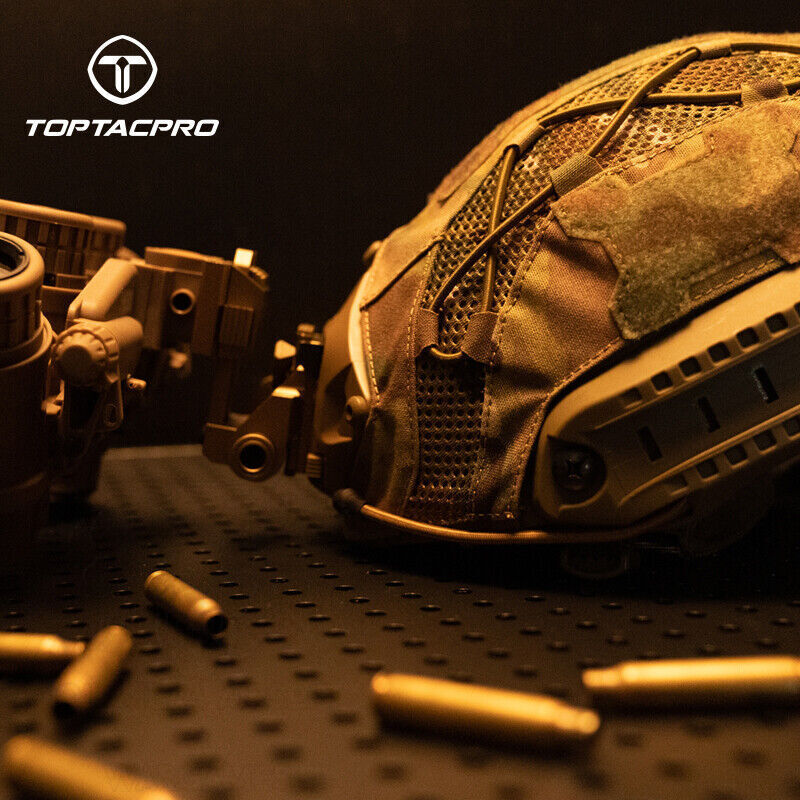 Funda de casco para Casco FAST - TopTacPro - Multicam Black - Imagen 10