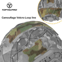 Funda de casco para Casco FAST - TopTacPro - Multicam Black - Imagen 8