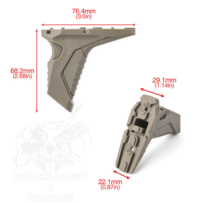 Grip Angular LINK MLOK con pasacables - Imagen 5