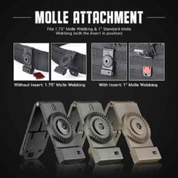 Clip de Molle Simple para Pistolera Amomax - Imagen 5