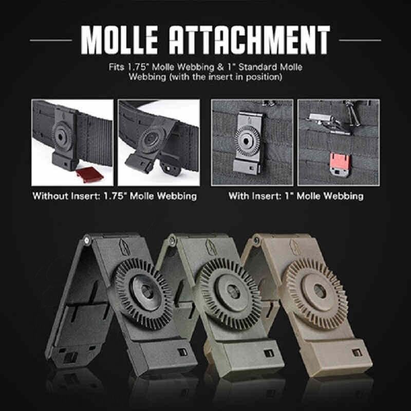 Clip de Molle Simple para Pistolera Amomax - Imagen 5