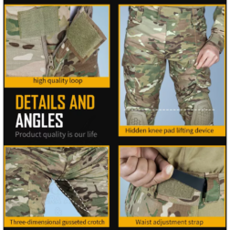 Pantalón Táctico Gen. 4 Idogear - Multicam - Imagen 7