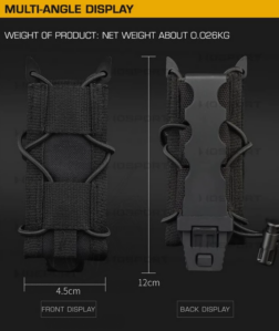 Pouch tipo taco para cargador de Pistola Wosport - - Imagen 9