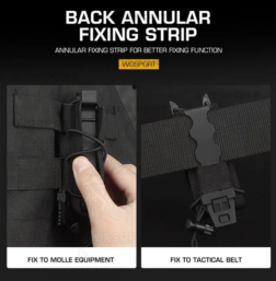 Pouch tipo taco para cargador de Pistola Wosport - - Imagen 11