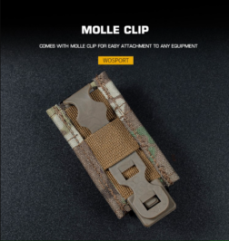 Pouch 9mm Tipo KYWI con inserto de Polímero Wosport - Imagen 5