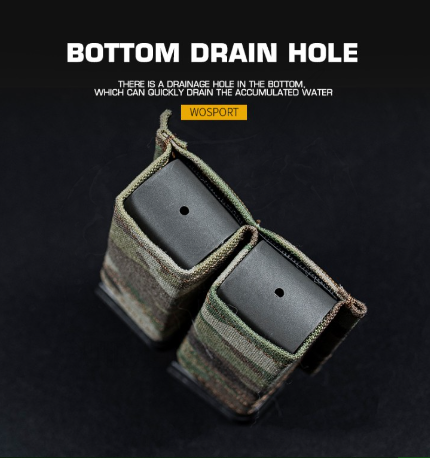Pouch 9mm Doble Tipo KYWI con inserto de Polimero Wosport - Imagen 22
