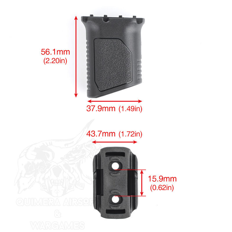 Grip AVG corto MLOK con gestor de cableado - Imagen 11
