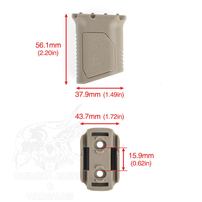Grip AVG corto MLOK con gestor de cableado - Imagen 4