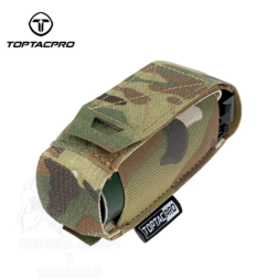 Pouch Laser Cut 40mm Flash bang TopTacPro - Multicam Black - Imagen 4