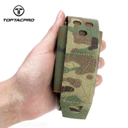 Pouch Laser Cut 40mm Flash bang TopTacPro - Multicam Black - Imagen 5