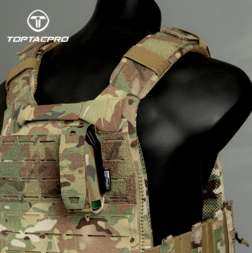 Pouch Laser Cut 40mm Flash bang TopTacPro - Multicam Black - Imagen 13