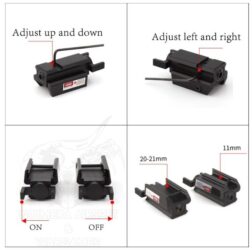 Modulo laser rojo para rail - Imagen 3
