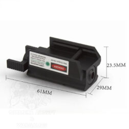 Alternative view of Modulo laser rojo para rail