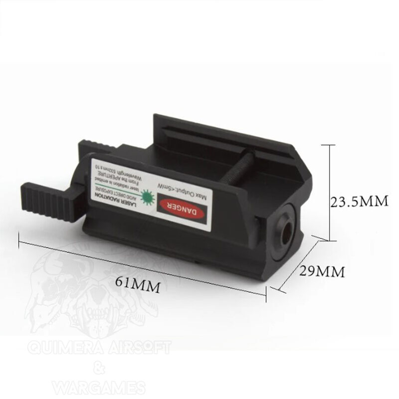 Modulo laser rojo para rail - Imagen 2