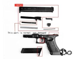 Llavero Metálico Glock Con Piezas Móviles - Imagen 3