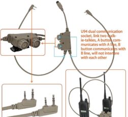 PTT Dual Conexión U94 Kenwood - Tac-Sky - Imagen 4