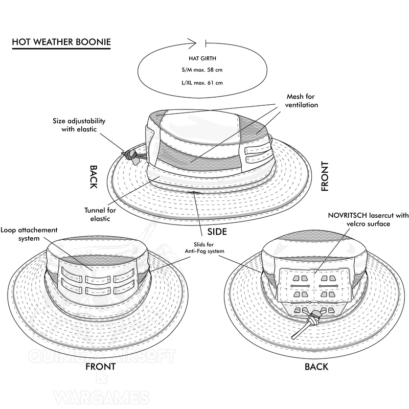 Hot Weather Boonie Novritsch Multicam - Imagen 5