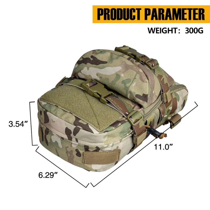 Mini Molle Hydration Bag Idogear - Negro - Imagen 6