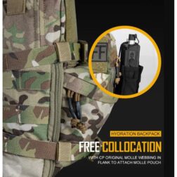 Mini Molle Hydration Bag Idogear - Negro - Imagen 18