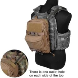 Alternative view of Mini Molle Hydration Bag Idogear - Negro