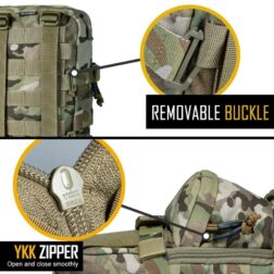 Mini Molle Hydration Bag Idogear - Negro - Imagen 11
