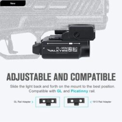 Linterna para pistola Valkyrie PL-Mini 2 600 lm - Negro - Imagen 3