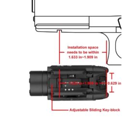 Linterna para pistola Valkyrie PL-3S 1000 lm - Negro - Imagen 7