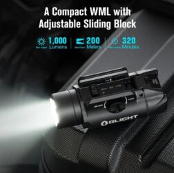 Linterna para pistola Valkyrie PL-3S 1000 lm - Negro - Imagen 6