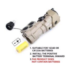 MAWL-C1 Gen3 Polymer Version Luz Blanca/IR y Laser Rojo/IR - WADSN - Negro - Imagen 10