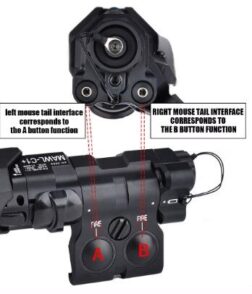 MAWL-C1 Gen3 Aluminium Version Luz Blanca/IR y Laser Rojo/IR - WADSN - Negro - Imagen 5