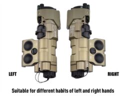 MAWL-C1 Gen3 Aluminium Version Luz Blanca/IR y Laser Rojo/IR - WADSN - Negro - Imagen 10