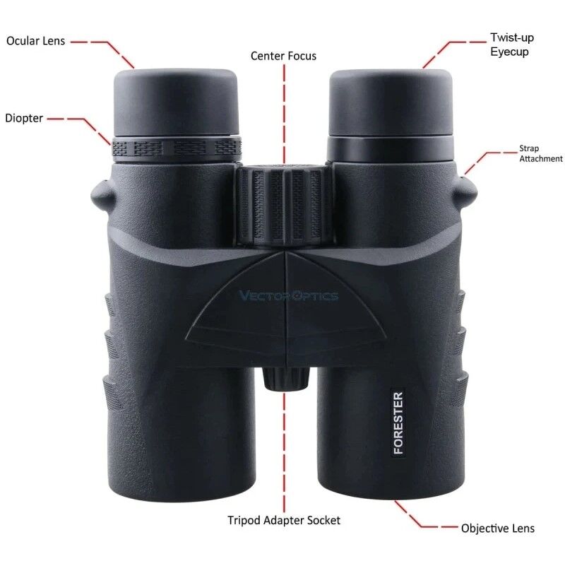 Binoculares Forester 10x42 - Vector Optics - Imagen 6
