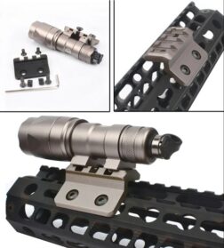Montura de Rail Offset para linterna M600 para Mlok y Keymod - WADSN - Imagen 5