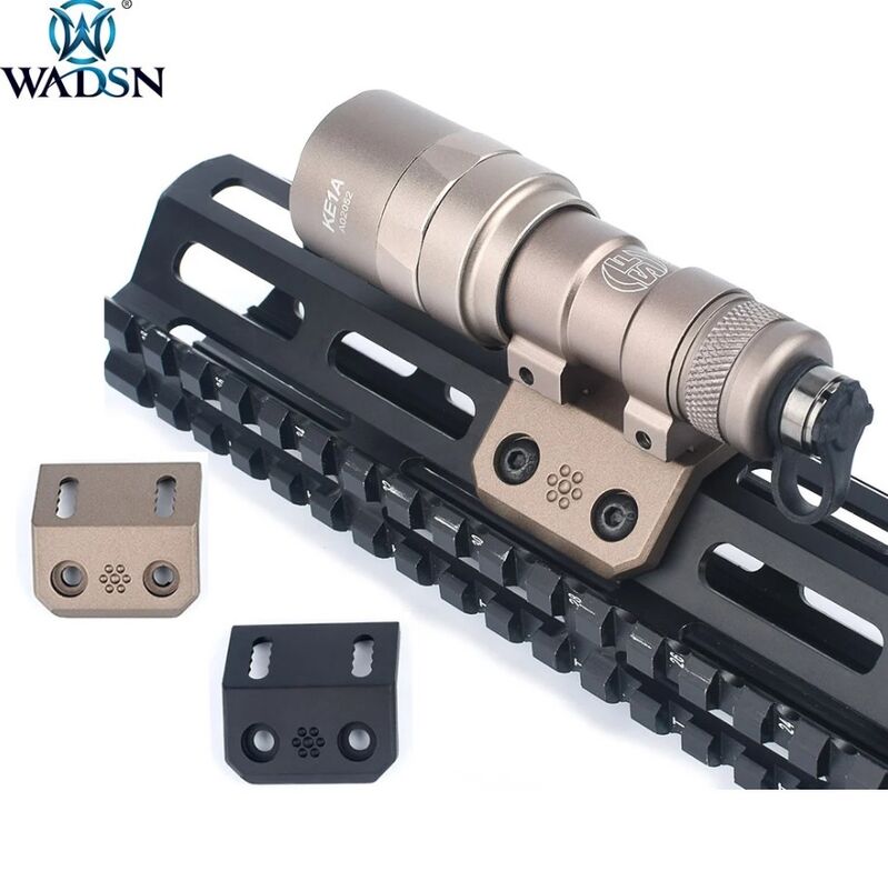 Montura Mini Offset para linterna M600 y M300 tipo Arisaka Mlok y Keymod - WADSN - Imagen 3