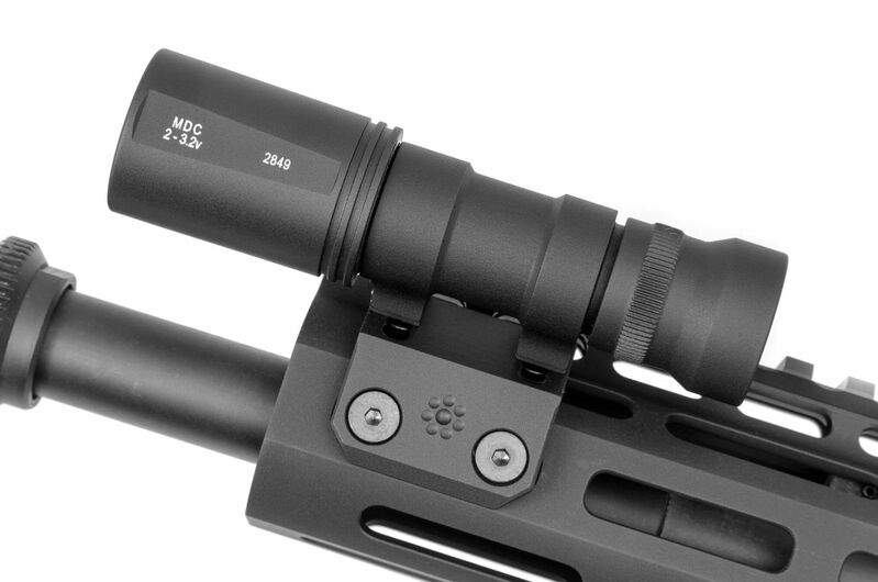 Montura Mini Offset para linterna M600 y M300 tipo Arisaka Mlok y Keymod - WADSN - Imagen 7