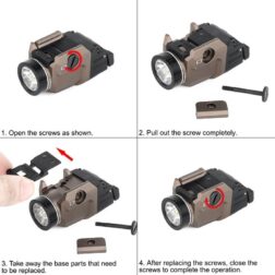 Linterna para pistola TLR-7A WADSN - Imagen 3