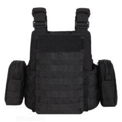 Chaleco Tactico tipo DCS Plate Carrier V2 y pack de pouches abiertos para 5.56 Yakeda - Imagen 3